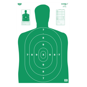 Birchwood Casey 37015 EZE-Scorer Silhouette Paper Hanging 23" x 35" Green 5 Pack
