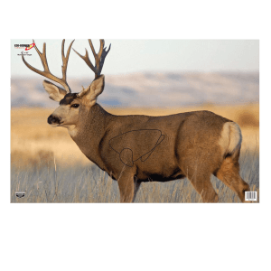 Birchwood Casey 37482 EZE-Scorer  Mule Deer Paper Hanging 23" x 35" Multi-Color 2 Per Pkg