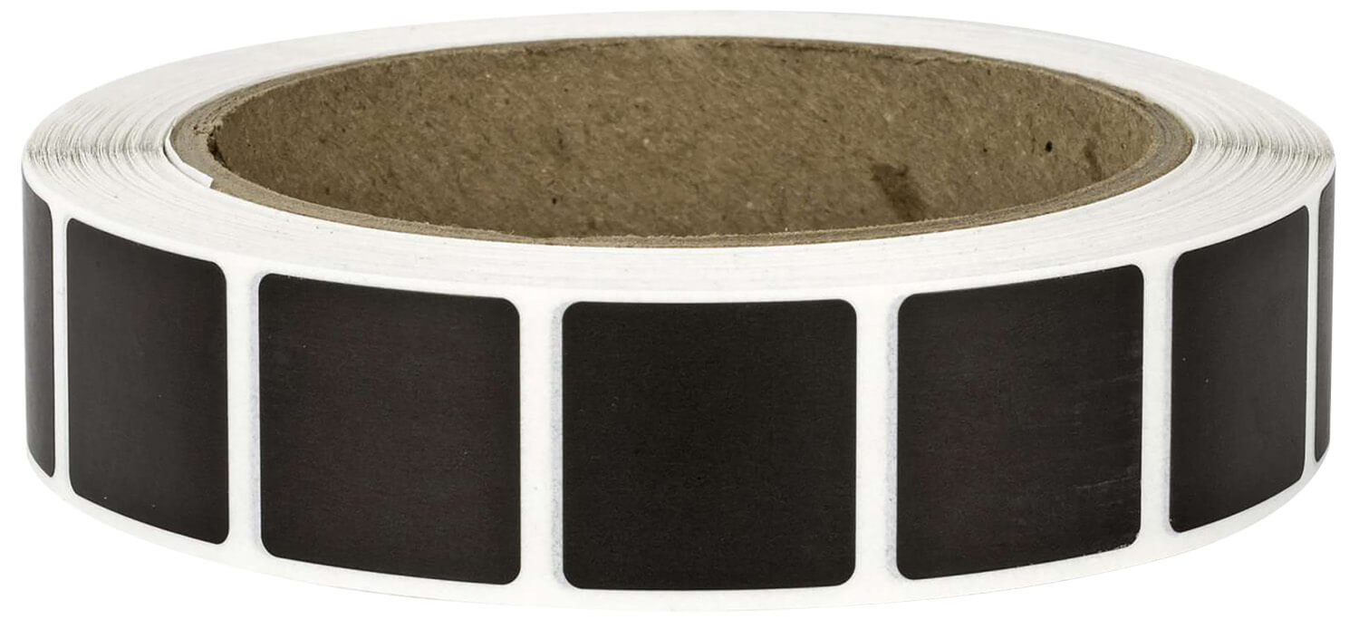 Action Target PASTBK Pasters Black Adhesive Paper 7/8" 1000 Per Roll - Image 2