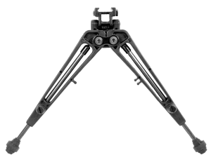 Limbsaver 12650 True-Track Bipod made of Durable Isoplast with Black Finish  Picatinny Rail Attachment  7-11" Vertical Adjustment  Rubber Feet & Leg-Lock System