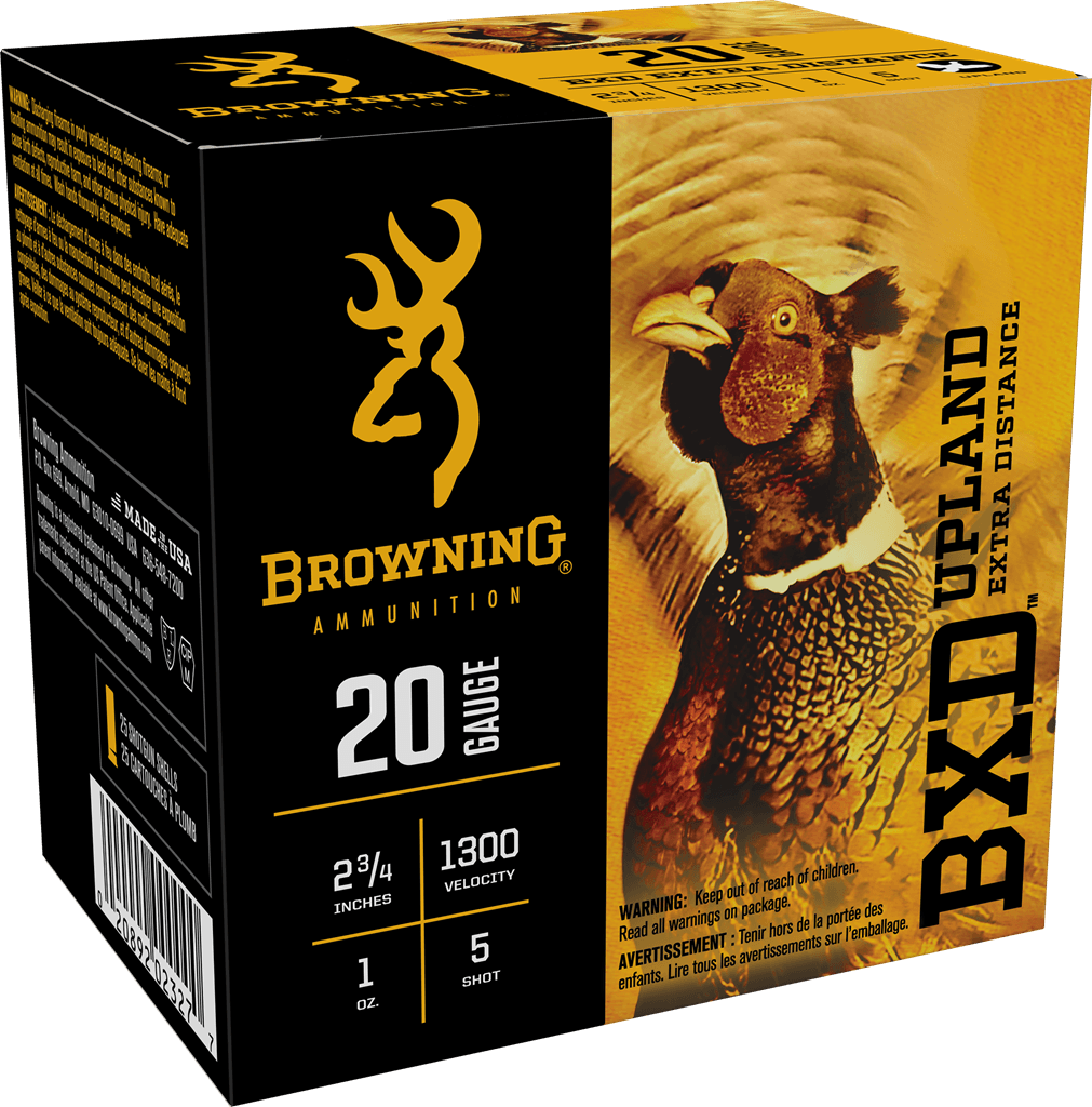 Browning Ammo B193512025 BXD Upland 20Gauge 2.75" 1oz 5Shot 25rd Box