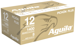 Aguila 1CHB1296 Pichon Plus High Velocity 12 Gauge 2.75" 1 1/4 oz 1400 fps 8 Shot 10rd Box