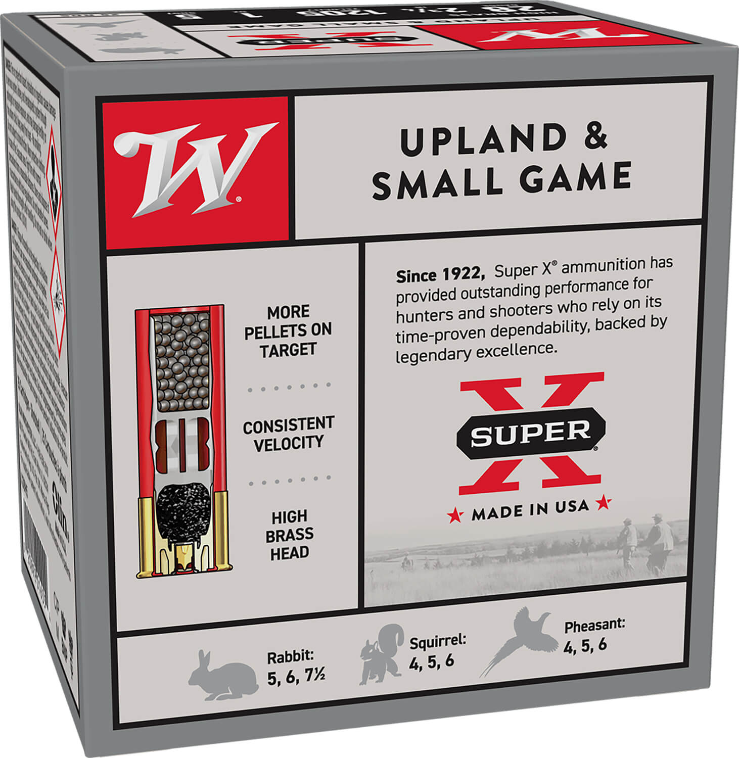 Winchester Ammo X28H5 Super X Heavy Game Load High Brass 28 Gauge 2.75" 1 oz 5 Shot 25 Bx - Image 2