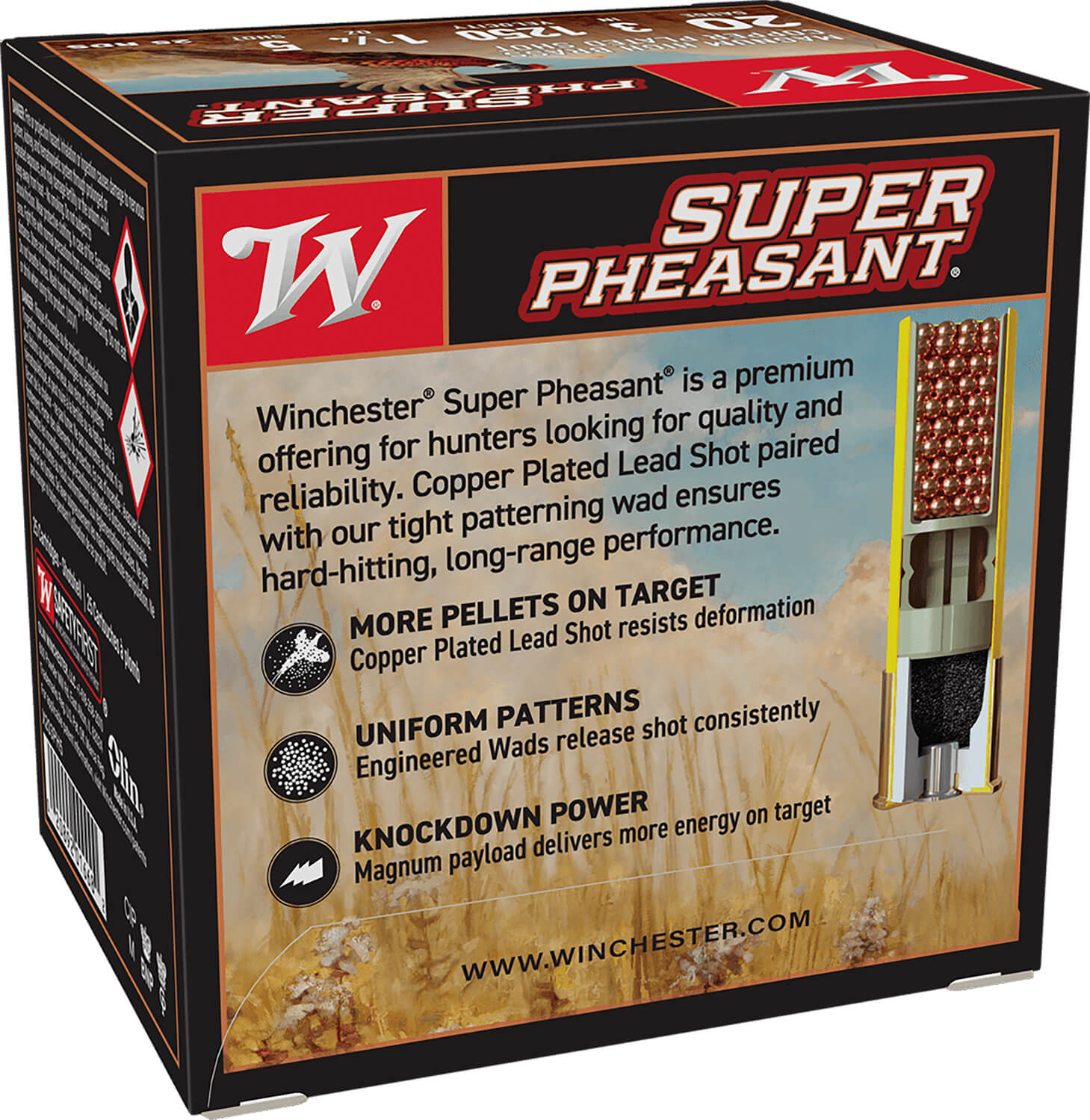 Winchester Ammo X203PH5 Super Pheasant Magnum High Brass 20 Gauge 3" 1 1/4 oz 5 Shot 25 Bx - Image 2
