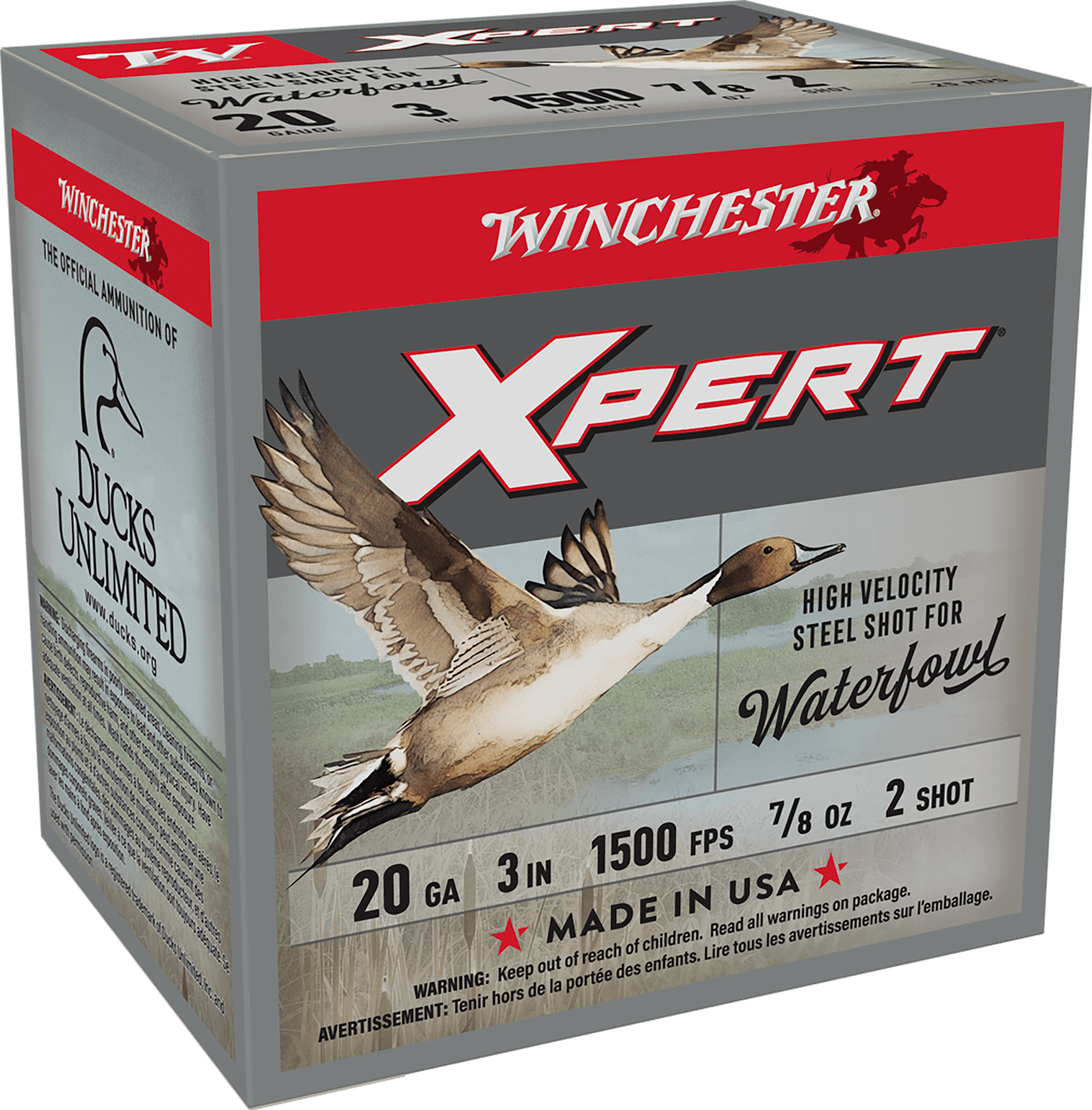 Winchester Ammo WEX2032 Super X Xpert High Velocity 20 Gauge 3" 7/8 oz 2 Shot 25 Per Bx