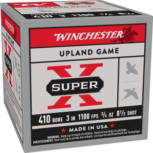 Winchester Ammo X413H85 Super X Heavy Game Load High Brass 410 Gauge 3" 3/4 oz 8.5 Shot 25 Bx