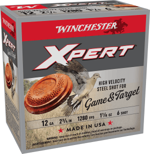 Winchester Ammo WE12GTH6 Super X Xpert High Velocity 12 Gauge 2.75" 1 1/8 oz 6 Shot 25 Per Bx