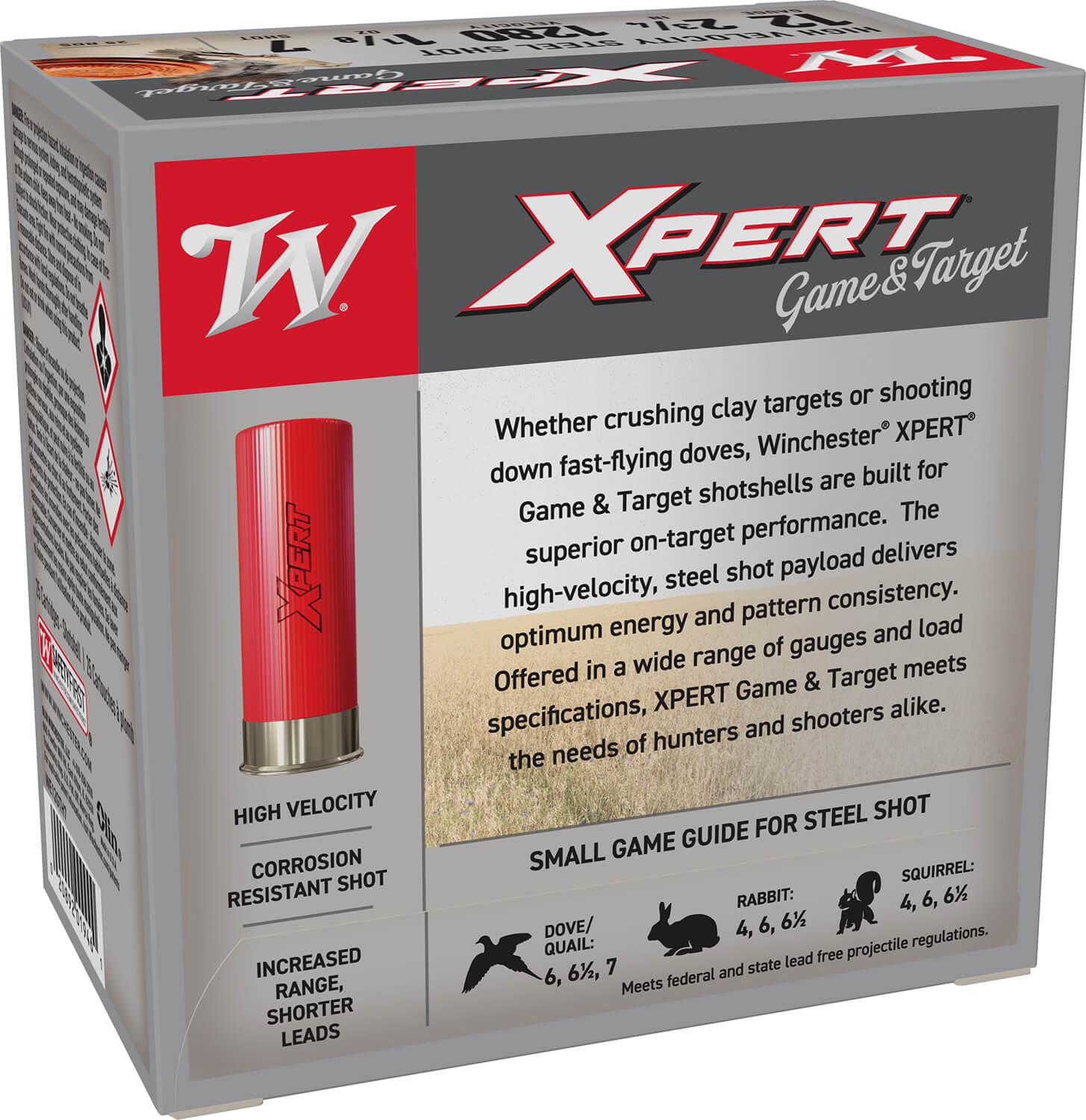 Winchester Ammo WE12GTH7 Super X Xpert High Velocity 12 Gauge 2.75" 1 1/8 oz 7 Shot 25 Per Bx - Image 2