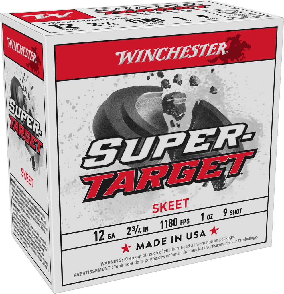 Winchester Ammo TRGTL129 Super-Target Xtra-Lite 12 Gauge 2.75" 1 oz 9 Shot 25rd Box