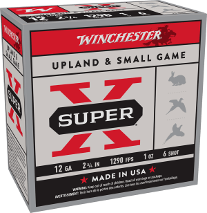 Winchester Ammo XU126 Super X Game Load 12 Gauge 2.75" 1 oz 6 Shot 25rd Box