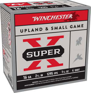 Winchester Ammo X16H4 Super X Heavy Game Load High Brass 16 Gauge 2.75" 1 1/8 oz 4 Shot 25rd Box