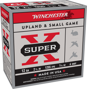 Winchester Ammo XU12H6 Super X Heavy Game Load 12 Gauge 2.75ā³ 1 1/8 oz 6 Shot 25rd Box Winchester Ammo XU12H6 Super X Heavy Game Load 12 Gauge 2.75ā³ 1 1/8 oz 6 Shot 25rd Box