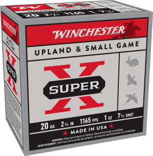 Winchester Ammo XU20H7 Super X Heavy Game Load 20 Gauge 2.75" 1 oz 7.5 Shot 25rd Box
