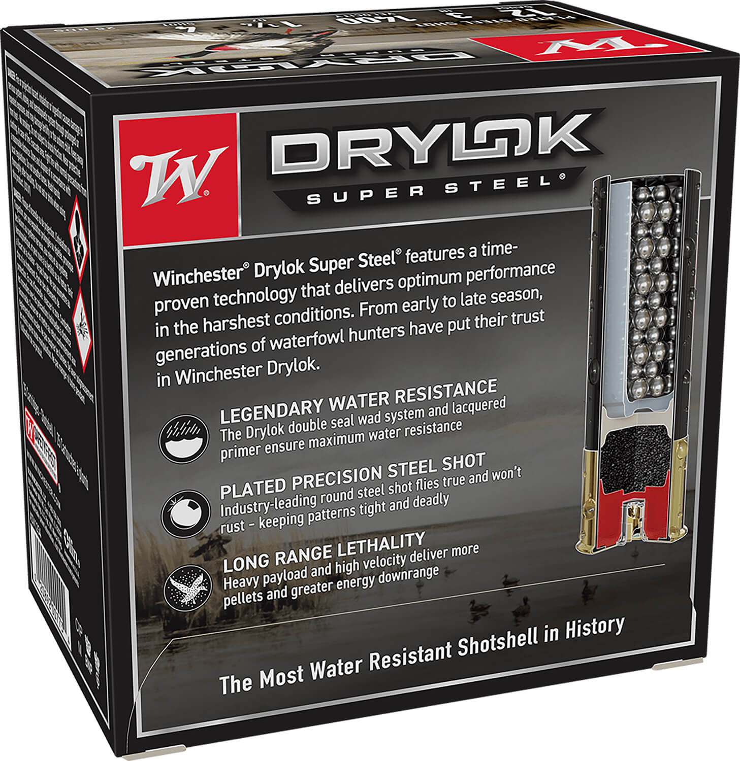 Winchester Ammo XSV1234 Drylok Super Steel Magnum 12 Gauge 3" 1 1/4 oz 4 Shot 25rd Box - Image 2