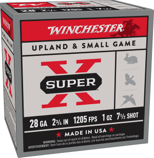 Winchester Ammo X28H7 Super X Heavy Game Load High Brass 28 Gauge 2.75" 1 oz 1205 fps 7.5 Shot 25rd Box
