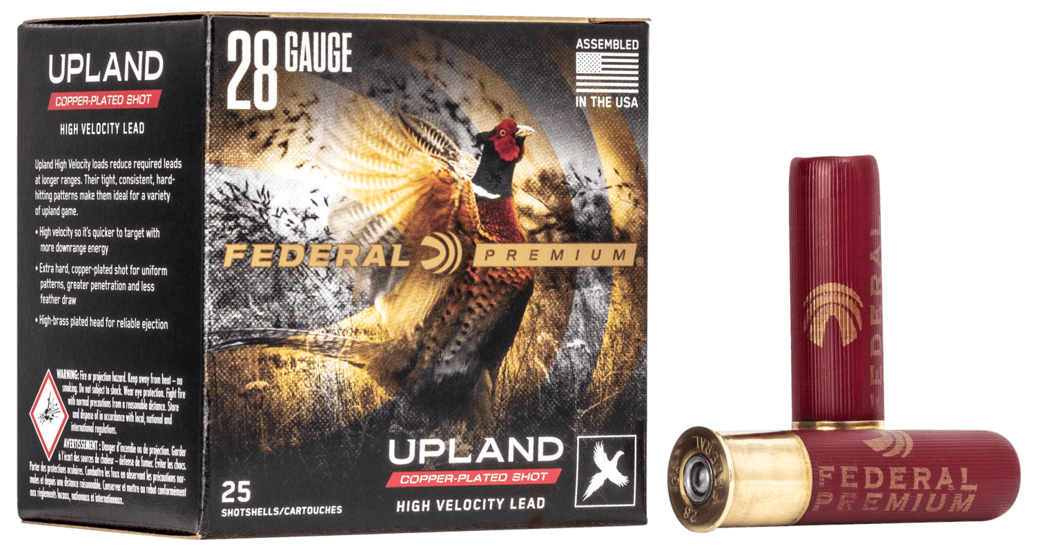 Federal P28375 Premium Wing-Shok High Velocity 28Gauge 2.75" 3/4oz 7.5Shot 25rd Box