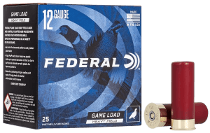 Federal H1256 Game-Shok Heavy Field 12Gauge 2.75" 1 1/4oz 6Shot 25rd Box