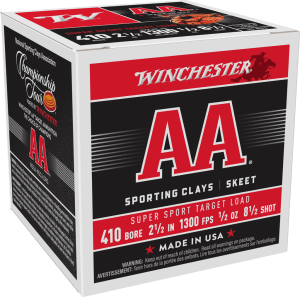 Winchester Ammo AASC4185 AA Super Sport Sporting Clay 410 Gauge 2.50ā³ 1/2 oz 8.5 Shot 25rd Box Winchester Ammo AASC4185 AA Super Sport Sporting Clay 410 Gauge 2.50ā³ 1/2 oz 8.5 Shot 25rd Box