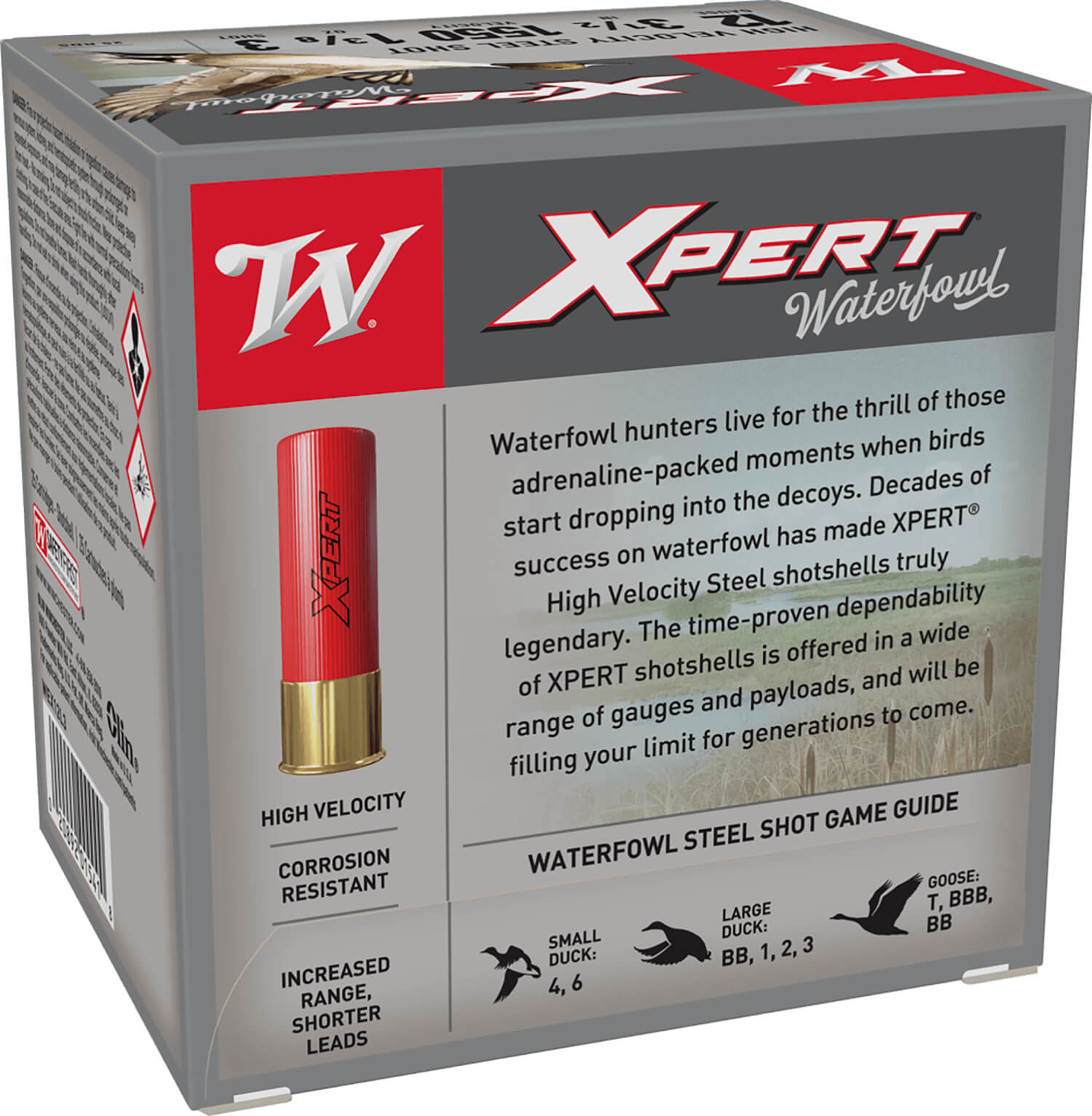 Winchester Ammo WEX12L3 Super X Xpert High Velocity 12 Gauge 3.50" 1 3/8 oz 3 Shot 25 Per Bx - Image 2