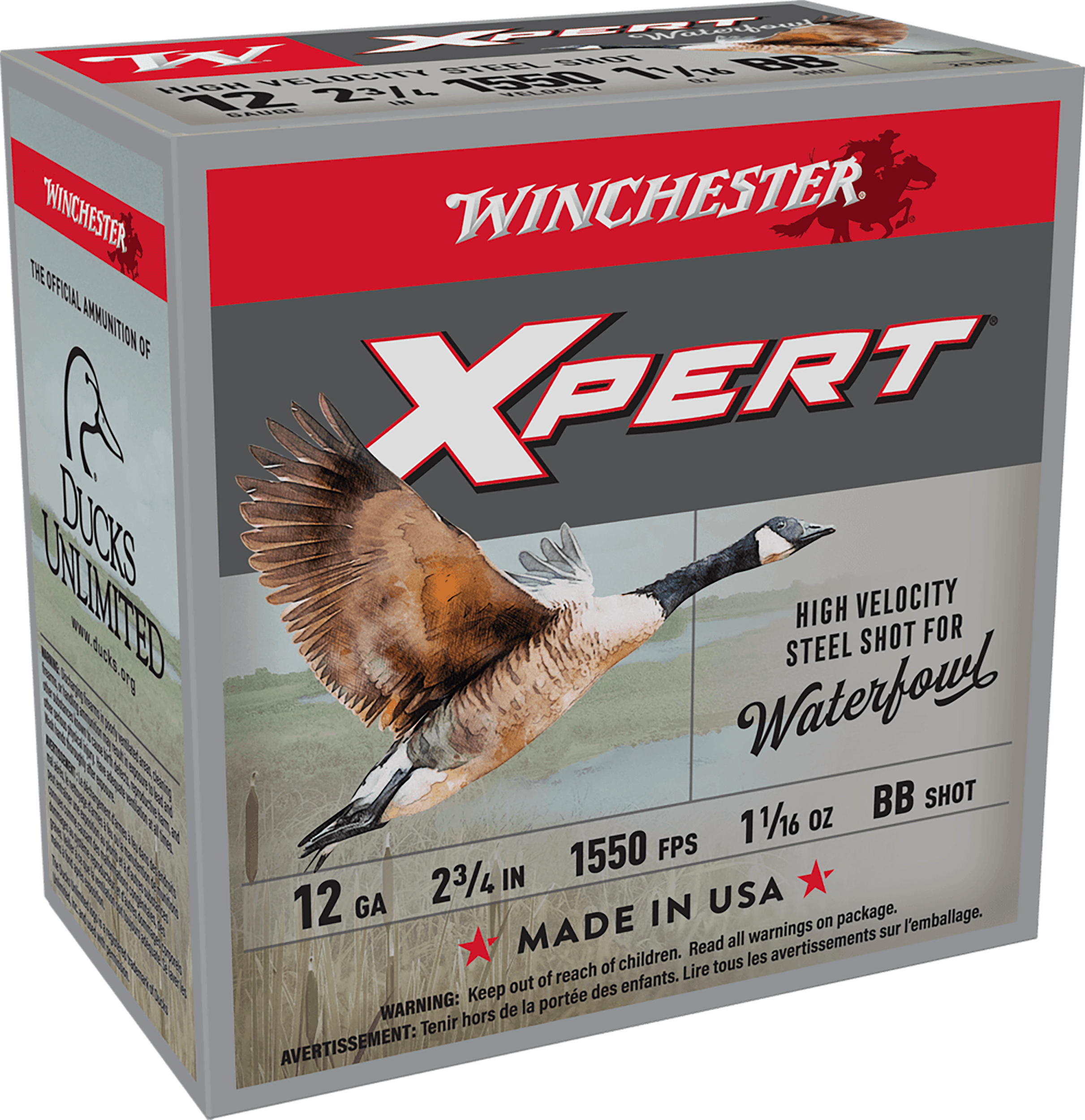 Winchester Ammo WEX12BB Super X Xpert High Velocity 12 Gauge 2.75" 1 1/16 oz BB Shot 25 Per Bx