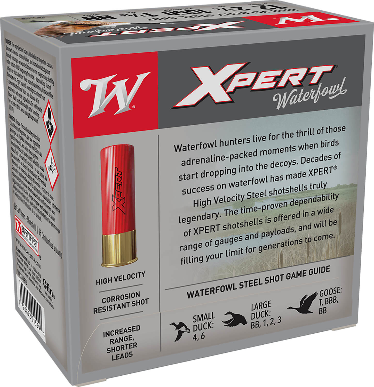 Winchester Ammo WEX12BB Super X Xpert High Velocity 12 Gauge 2.75" 1 1/16 oz BB Shot 25 Per Bx - Image 2