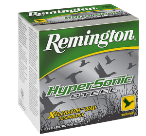 Remington Ammunition 26825 HyperSonic Steel 20 Gauge 3" 7/8 oz 4 Shot 25rd Box/ 10 Cs