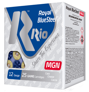 Rio Ammunition RBSM362 Royal BlueSteel Magnum 12 Gauge 3" 1 1/4 oz 2 Shot 25rd Box