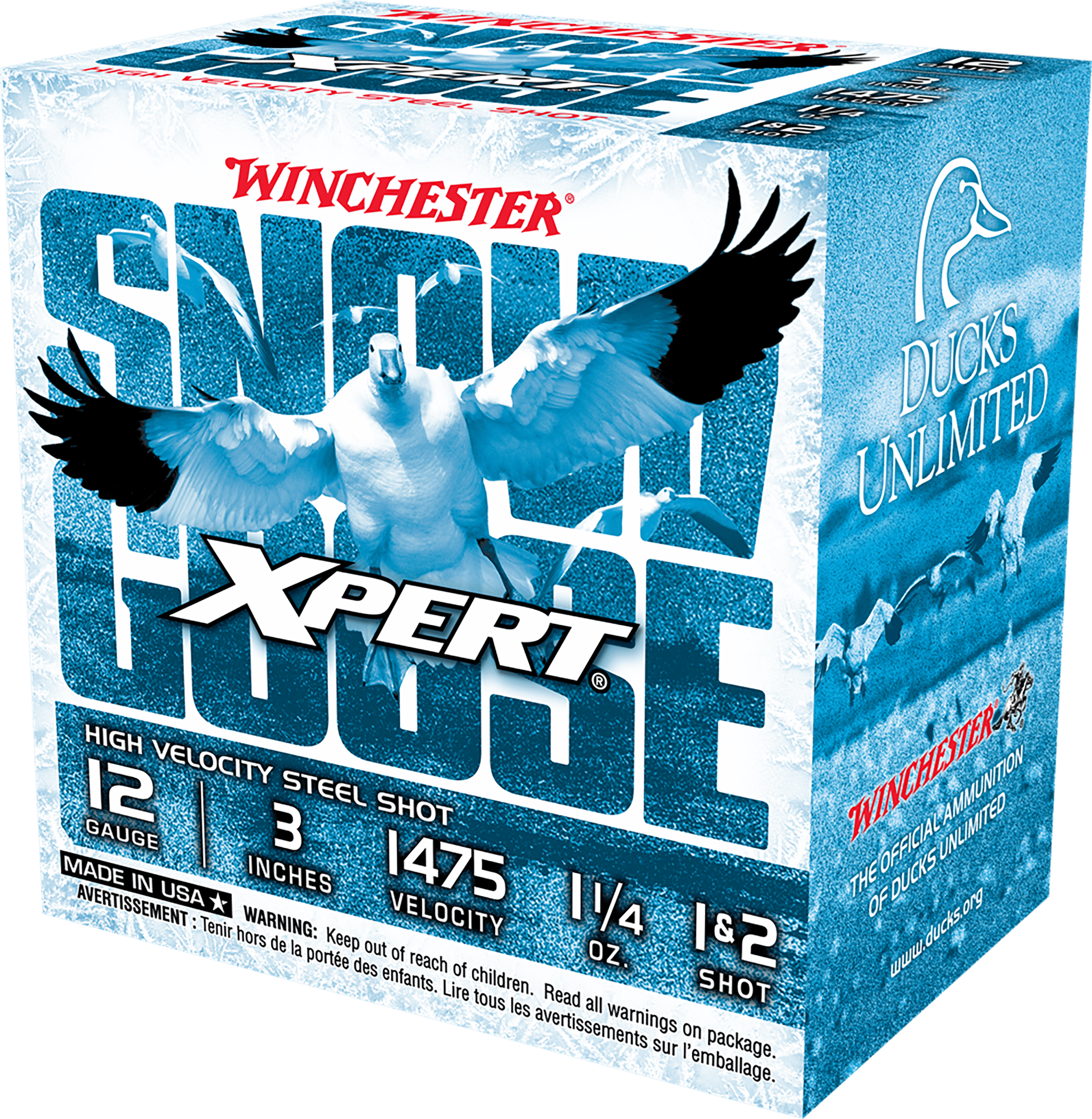 Winchester Ammo WXS12312 Xpert Snow Goose High Velocity 12 Gauge 3" 1 1/4 oz 1 & 2 Shot 25rd Box