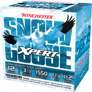 Winchester Ammo WXS12L12 Xpert Snow Goose High Velocity 12 Gauge 3.50" 1 3/8 oz 1 & 2 Shot 25rd Box