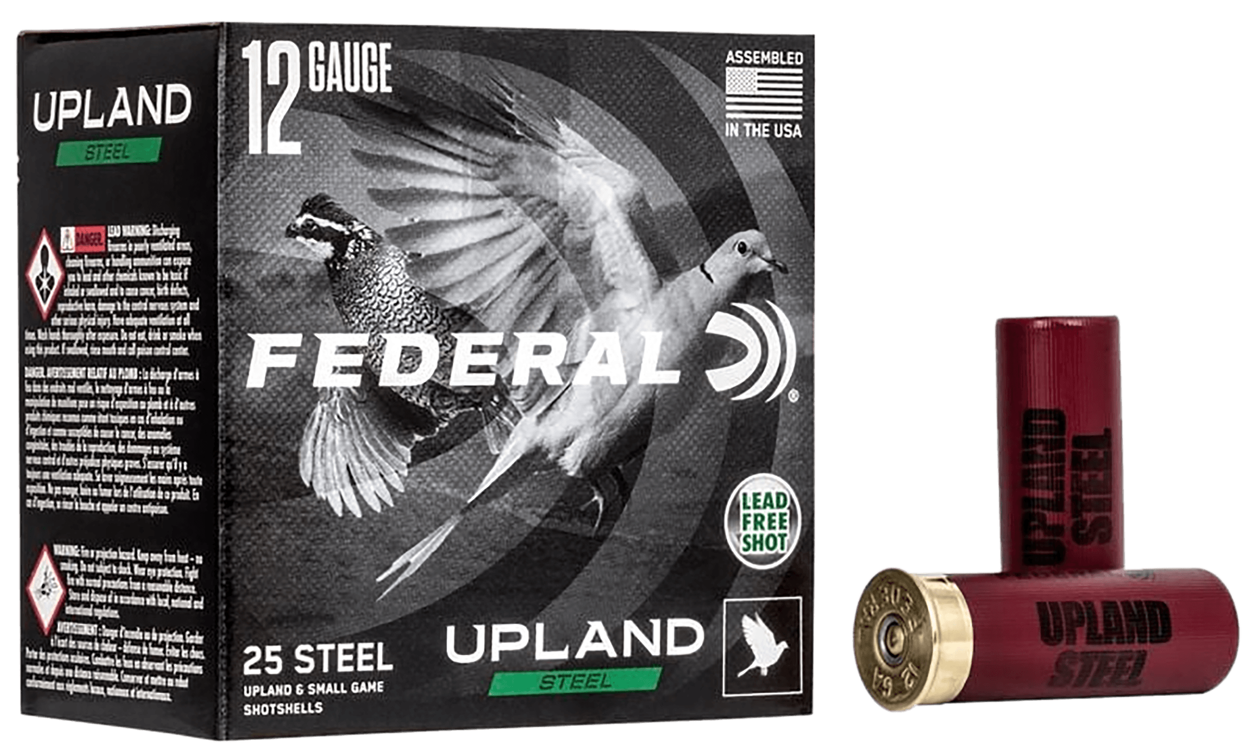 Federal USH1275 Upland Field & Range 12Gauge 2.75" 1 1/8oz 7.5Shot 25rd Box