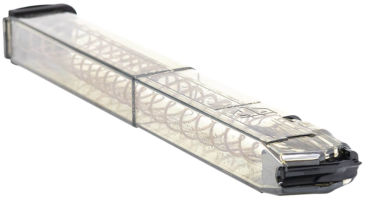 ETS Group GLK1840 Pistol Mags 40rd Extended 9mm Luger Compatible w/ Glock 17/18/19/26/34/45 Clear Polymer - Image 3