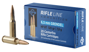 PPU PP6GH Standard Rifle 6.5 Grendel 120 gr Hollow Point Boat Tail 20rd Box