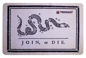 TekMat TEKR17JOIN Join or Die. Cleaning Mat 11" x 17"