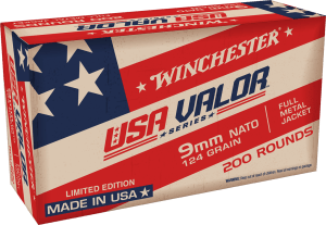 Winchester Ammo USA9NATO USA Value Pack 9mm Luger 124 gr Full Metal Jacket 150rd Box/ 5 Case