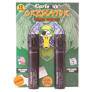 Carlson's Choke Tubes 11562 Cremator 12 Gauge Mid-Range Long Range Ported 17-4 Stainless Steel