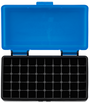 Berry's 53852 Ammo Box  380 ACP/9mm Luger Blue/Black Polypropylene 50rd