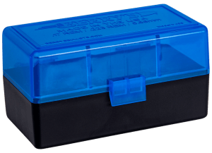 Berry's 44661 Ammo Box 223 Rem/5.56x45mm NATO Blue/Black Polypropylene 50rd