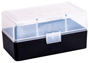 Berry's 79462 Ammo Box  223 Rem/5.56x45mm NATO Clear/Black Polypropylene 50rd