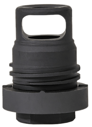 Yankee Hill 31021MB28A Mini Phantom Q.D. Muzzle Brake Black Melonite Steel with 1/2"-28 tpi Threads & 1.60" OAL for 5.56x45mm NATO AR-Platform