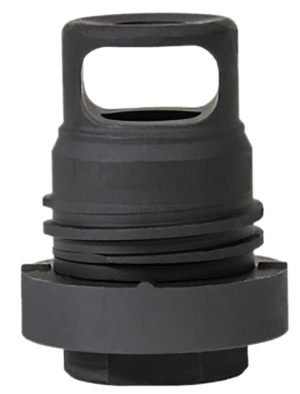 Yankee Hill 31021MB24A Mini Phantom Q.D. Muzzle Brake Black Melonite Steel with 5/8"-24 tpi Threads & 1.60" OAL for 30 Cal AR-Platform