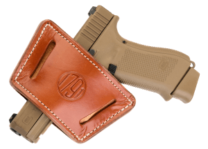 1791 Gunleather UIWXCBRA UIW Max IWB/OWB Classic Brown Leather Belt Clip Fits Most Mid-Large Frame Autos with Rail Laser & Light Ambidextrous