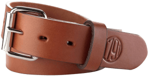 1791 Gunleather BLT013236CBRA 01 Gun Belt Classic Brown Leather 32/36 1.50" Wide Buckle Closure