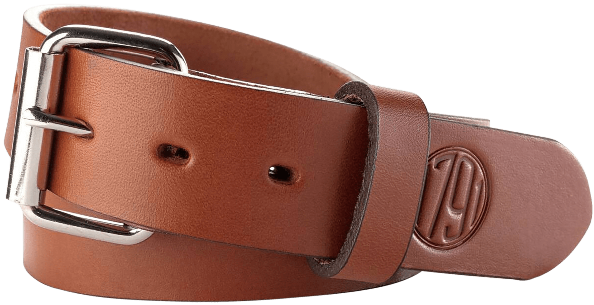 1791 Gunleather BLT013236CBRA 01 Gun Belt Classic Brown Leather 32/36 1.50" Wide Buckle Closure