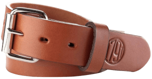1791 Gunleather BLT014044CBRA 01 Gun Belt Classic Brown Leather 40/44 1.50" Wide Buckle Closure
