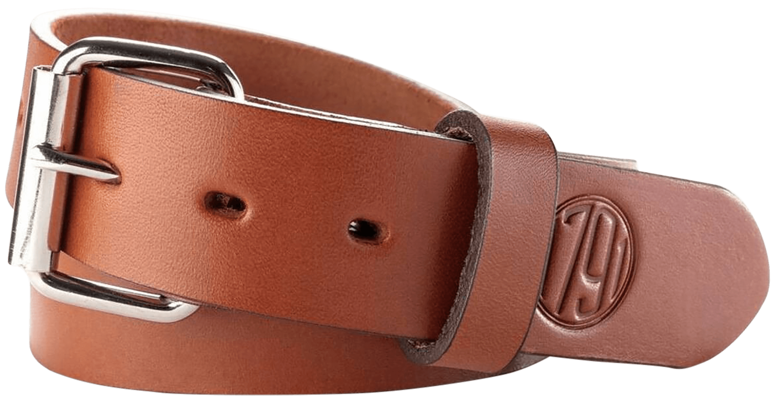1791 Gunleather BLT014044CBRA 01 Gun Belt Classic Brown Leather 40/44 1.50" Wide Buckle Closure