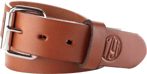 1791 Gunleather BLT014650CBRA 01  Gun Belt Classic Brown Leather 46/50 1.50" Wide Buckle Closure