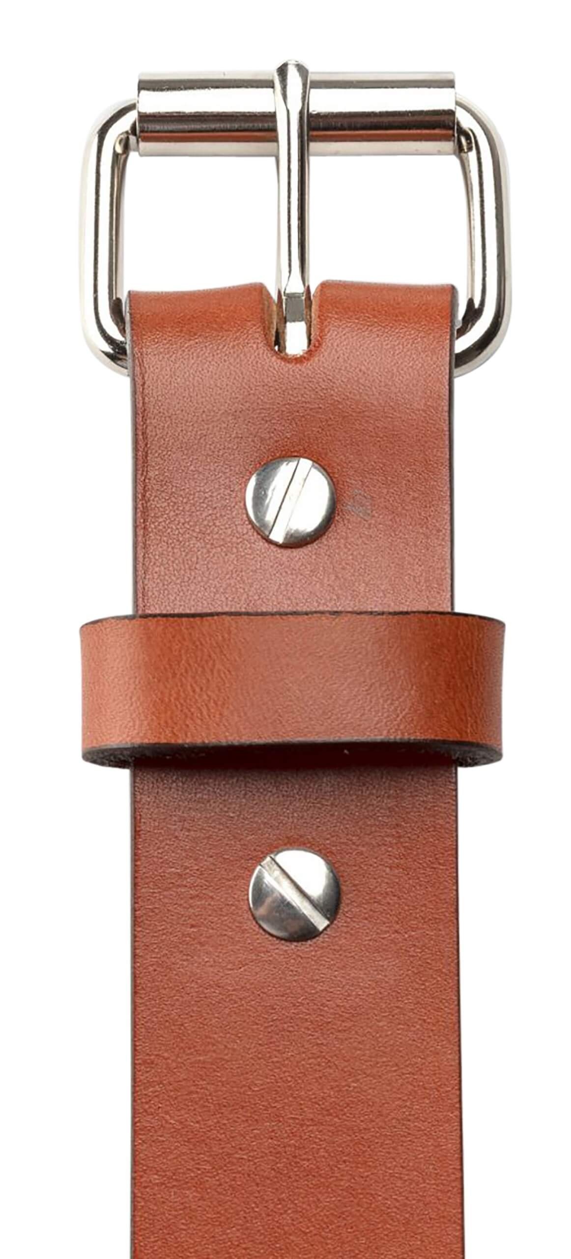 1791 Gunleather BLT014852CBRA 01 Gun Belt Classic Brown Leather 48/52 1.50" Wide Buckle Closure - Image 3
