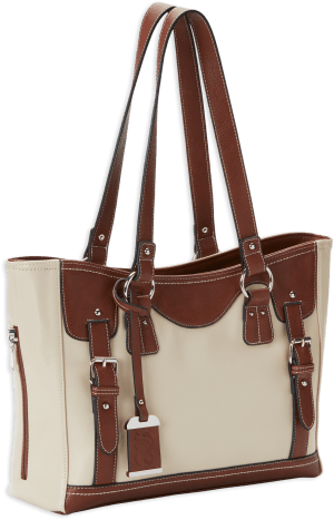 Bulldog BDP052 Tote Sand/Stone Leather 14" x 10" x 5"