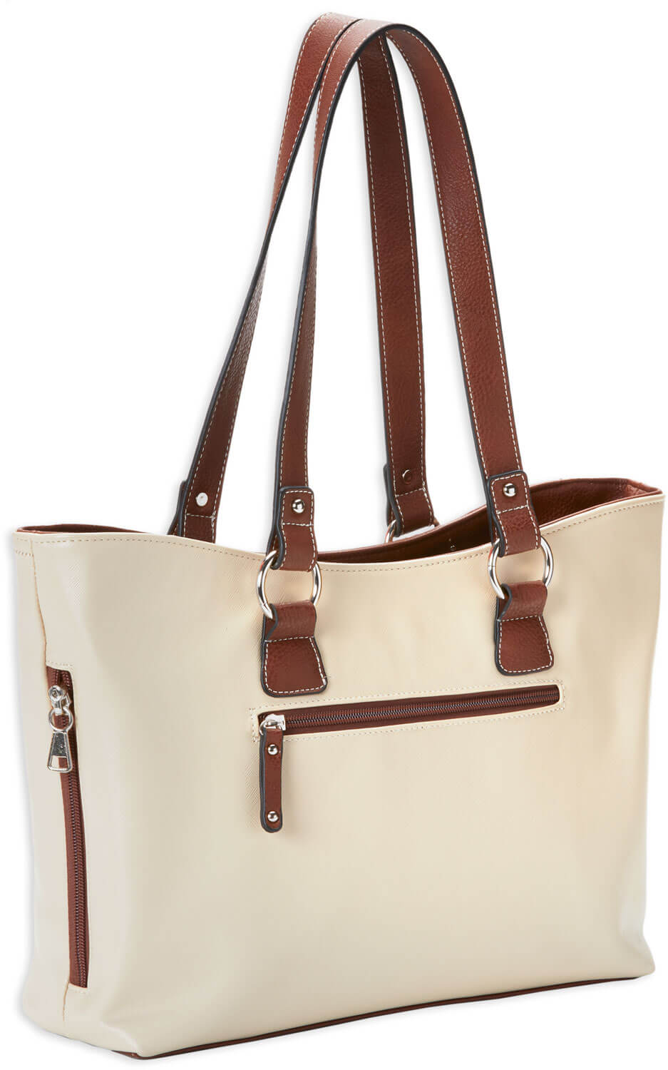 Bulldog BDP052 Tote Sand/Stone Leather 14" x 10" x 5" - Image 2