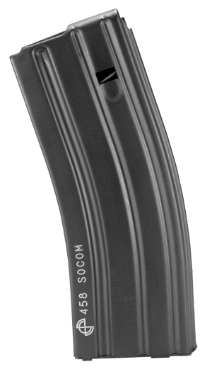 DuraMag 1058041175CPD SS  10rd 458 SOCOM for AR-15 Black w/ Black Follower Detachable